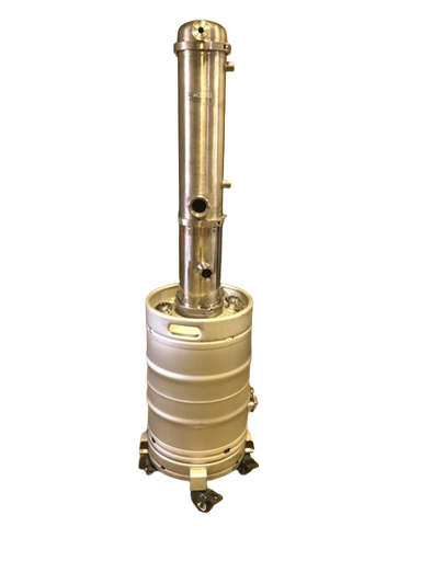 [CT.SSTExternalCondenser.Single -SF] Modular Stnless Steel Cold Trap with 50L Receiving Vessel